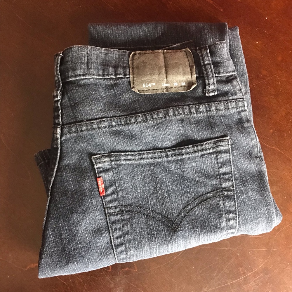 Levi’s 505 regular jeans boys size 16 or 28” waist